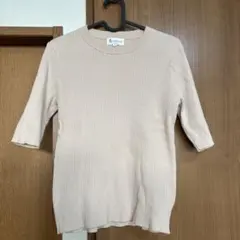 ROPÉ PICNIC 半袖ニット 38 ベージュ