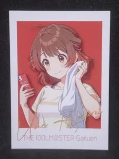 学園アイドルマスター TSUTAYA 購入特典 フォトカード 花海 佑芽　学マス