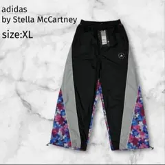 新品 アディダス ステラマッカートニー トラックパンツ ナイロン 花柄 XL