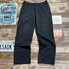 Dickies 874 ワークパンツ ブラック M相当 古着