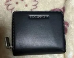 CHARLES & KEITH ブラック ジップアラウンドスモールウォレット