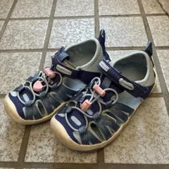 keen キッズサンダル ラメ