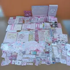 大量 マイメロディ シール マスキングテープ 便箋など まとめ売り※ばら売り不可