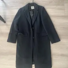 nano universe ダークグリーン チェスターコート　38