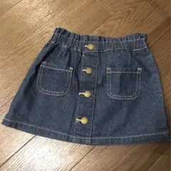 デニムスカート 95cm ボタン付き