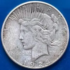 【未使用】1923年、1964年製、1982年製平和の銀貨 アメリカ合衆国 ピース・ダラー：アメリカの貨幣史を垣間見る