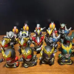 仮面ライダー　フィギュア　ソフビ　19体セット