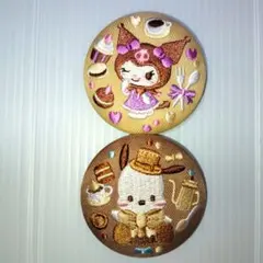 サンリオキャラクター 刺繍缶バッチセット