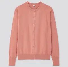 新品未使用タグ付き　ユニクロ　UVカットスーピマコットンクルーネックカーディガン