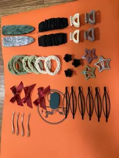 35点 まとめ売り ヘアクリップ ヘアゴム バレッタ お得セット 即購入OK