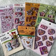ディズニー　ウォーターシール　ステッカー　7点おまとめ