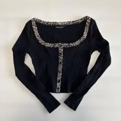 超美品　SHEIN/シーイン　レオパード柄　トップス