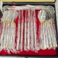 【未使用品】yamaco　マーガレット　カトラリーセット　ヤマコ　山崎金属工業
