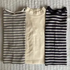 100cm長袖Tシャツ3点セット