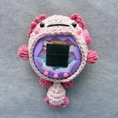 ね*き様 たまごっちパラダイス たまパラ カバー ケース ハンドメイド 手編み