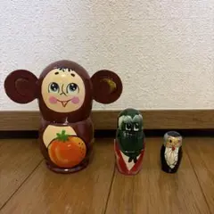 チェブラーシカ マトリョーシカ 3体セット