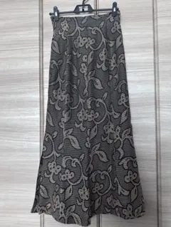 TODAYFUL Jacquard Leaf Pencilskirt 36