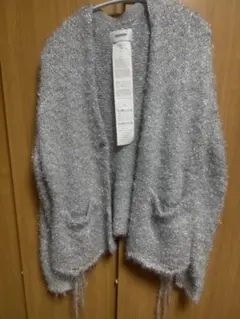 doublet METAL LETTER LAME CARDIGAN シルバーのサムネイル