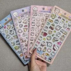 シール ちいかわ ジュエリードロップ ぷくぷくシール 4枚セット