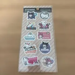 サンリオ　シール　(ラベル風) キティーちゃん　クロミ　マイメロディー