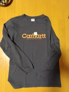 Carhartt ダークグレー 長袖Tシャツ Lサイズ