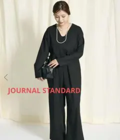 JOURNAL STANDARD ブラック ジャンプスーツ オケージョン対応