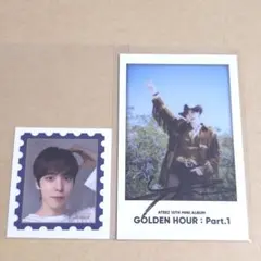 ATEEZ GOLDEN HOUR ポラロイド ユノ チェキ サイン popup