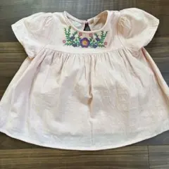 ♡SHEIN♡花刺繍チュニックブラウス　next ZARA GAP H&M