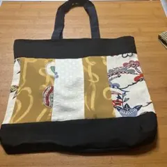 着物リメイクパッチワークバッグ3