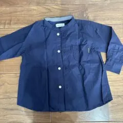 ネイビー 長袖シャツ 110cm