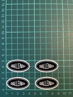 ★4枚セット★耐水ステッカー CHALLENGERチャレンジャー