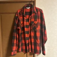 80s FIVE BROTHER XL ネルシャツ 赤・黒チェック
