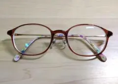 JINS リバティ メガネ ブラウン