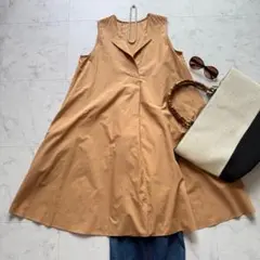 美品♡BALLSEY トゥモローランド　ノースリーブ フレアワンピース Aライン