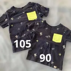 baby GAP Tシャツ 2枚セット ネイビー　　90と105