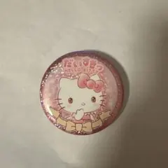 ハローキティ缶バッジ キラキラ加工