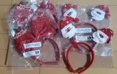 クリスマスカチューシャ　4個セット