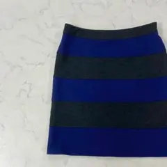 INDIVI 大きいサイズ 日本製 切替 裏地付き ひざ丈 スカート 15