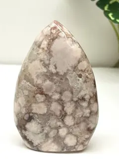 天然石　ピンクアメジスト　桜瑪瑙共生　筍型　タワー　⭐️1583