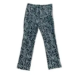 ZARA ザラ 総柄　スワールパターン　フレアパンツ