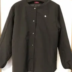 POLO ノーカラージャケット ブラック LL