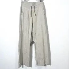 ぴー様　UNIQLO ユニクロ　ウォッシャブルニットリブパンツ　ベージュ　L