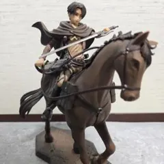 進撃の巨人 ラストワン賞 リヴァイ 騎馬 フィギュア 壁外調査女型捕縛作戦