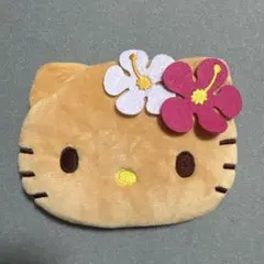 日焼け 顔型 キティ ポーチ　サンリオ