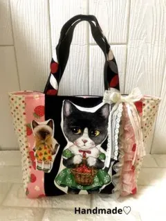 コヤンイサムチョン✕デニム 巾着型トートバッグ Handmade - メルカリ