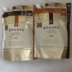 【2個セット】& honey シャンプー トリートメント 875ｍL ディープ