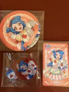 アイプリコラボカフェ ビビ 2連アクリルキーホルダー ステッカー