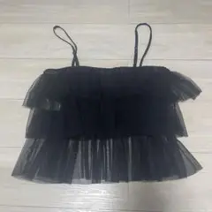 ティアードチュールキャミソール アメリカンホリック M
