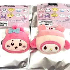 ちいかわ　サンリオ　コラボ　マイメロ　カニちゃん シークレットヘアクリップ