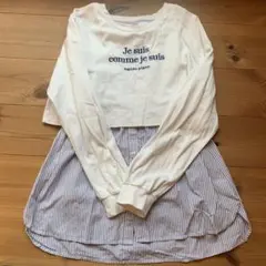 159.mezzo piano 長袖カットソー ジュニアサイズ 160cm